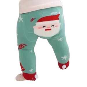 New One pair Santa warm tights & socks 18-24 months 90 cm